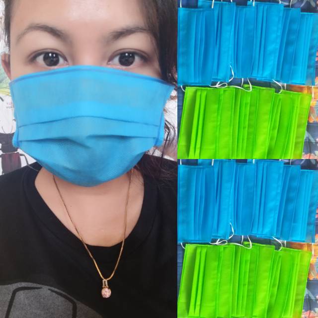 Masker Kain Spunbond Harga Per 3 Pcs Shopee Indonesia