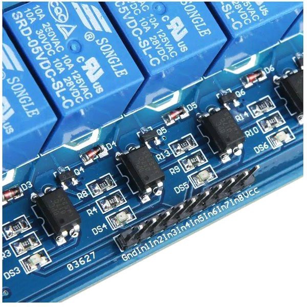 Modul Relay 8 Channel Ch 5V 220V AC Module optocoupler