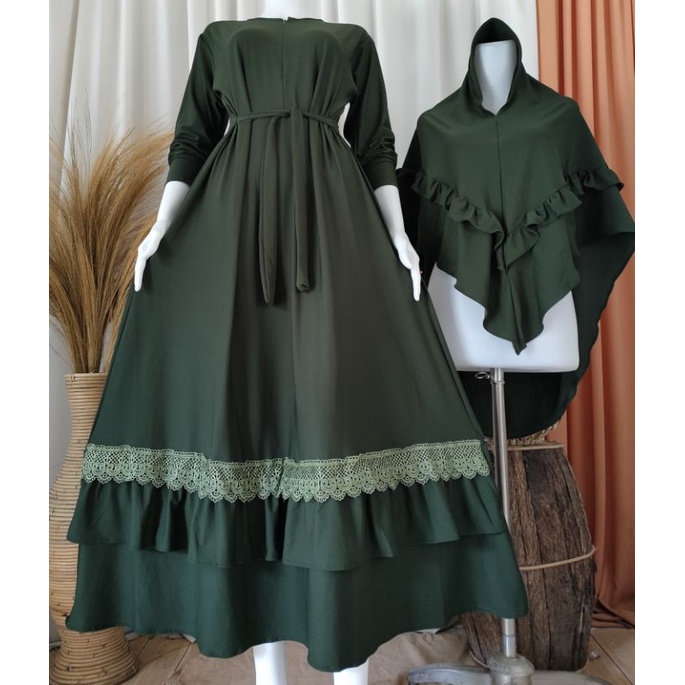 set hijab Jersey Stella terbaru/terpopuler/terlaris/COD-1