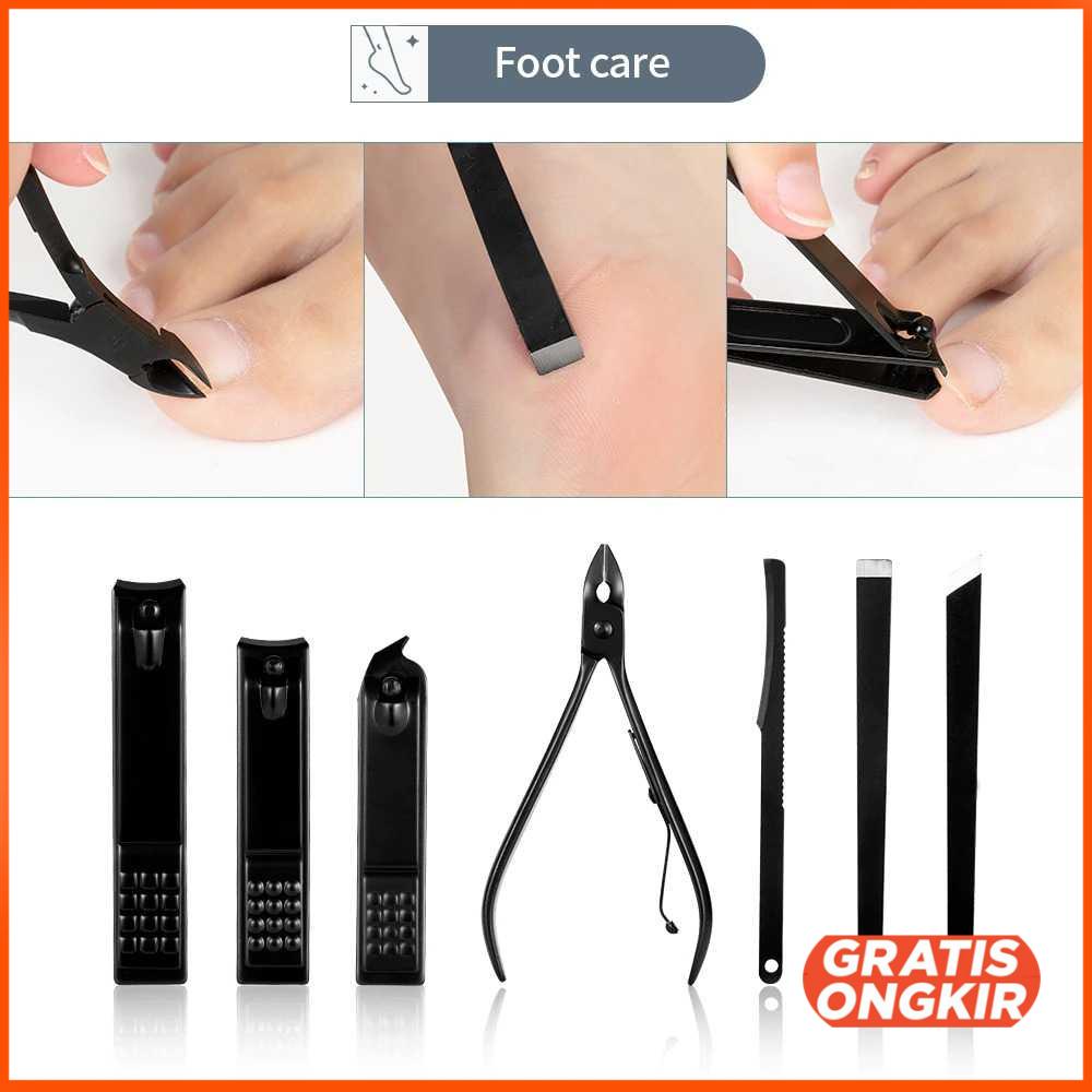 Set Perlengkapan Manicure Pedicure Cutters Nail S0M020