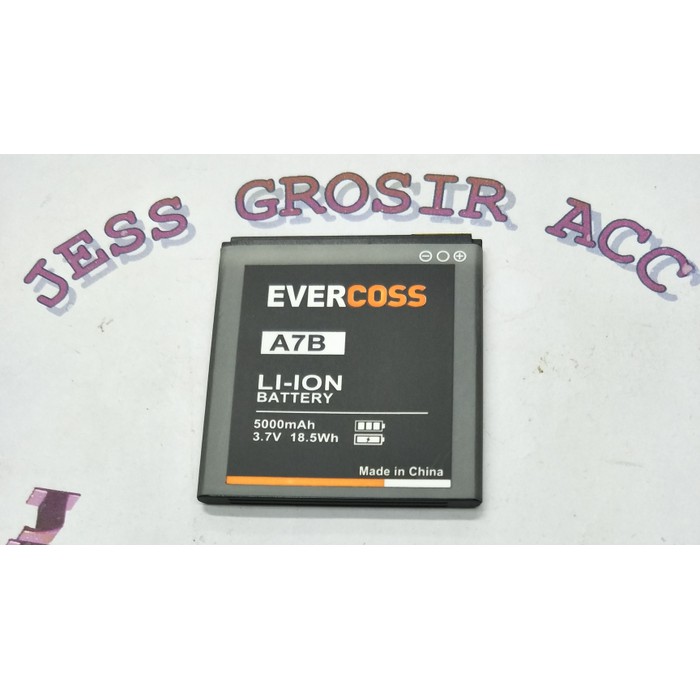 Baterai Battery Evercross Evercoss Cross A7B Double Power 5000Mah - Hitam