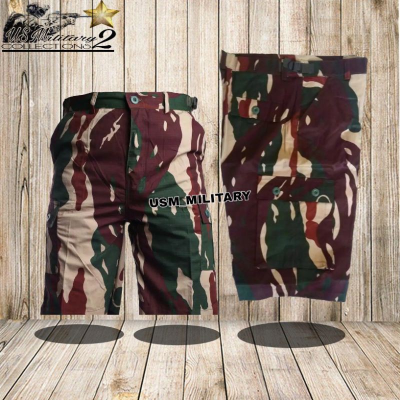 Celana Pendek Loreng Kopasus - celana pendek loreng tni - celana pendek loreng