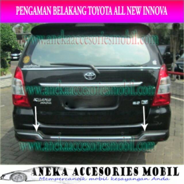 Bemper belakang kijang inova tanduk belakang kijang inova pengaman belakang kijang inova