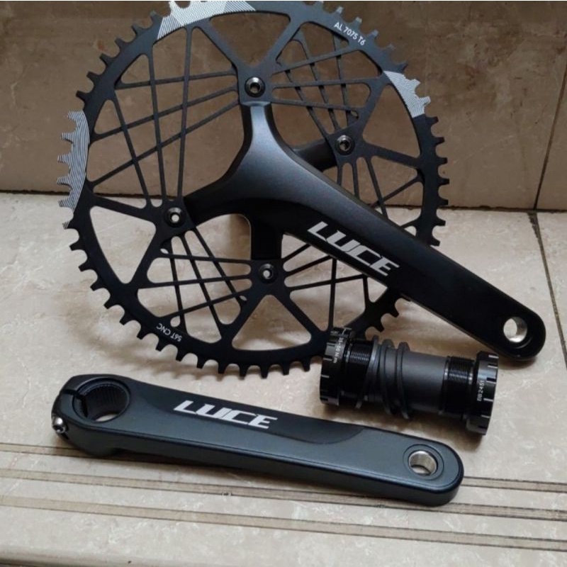 Crank Set Luce HT2 56T hitam