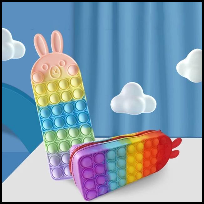 

Mainan Pop It Pencil Case Rabbit/Kotak Pensil Pop It/Fidget Toys