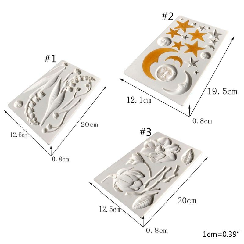 Glitter Rose Flower Lily Star Moon Sun  UV Resin Silicone Mold Epoxy Resin Casting Mould