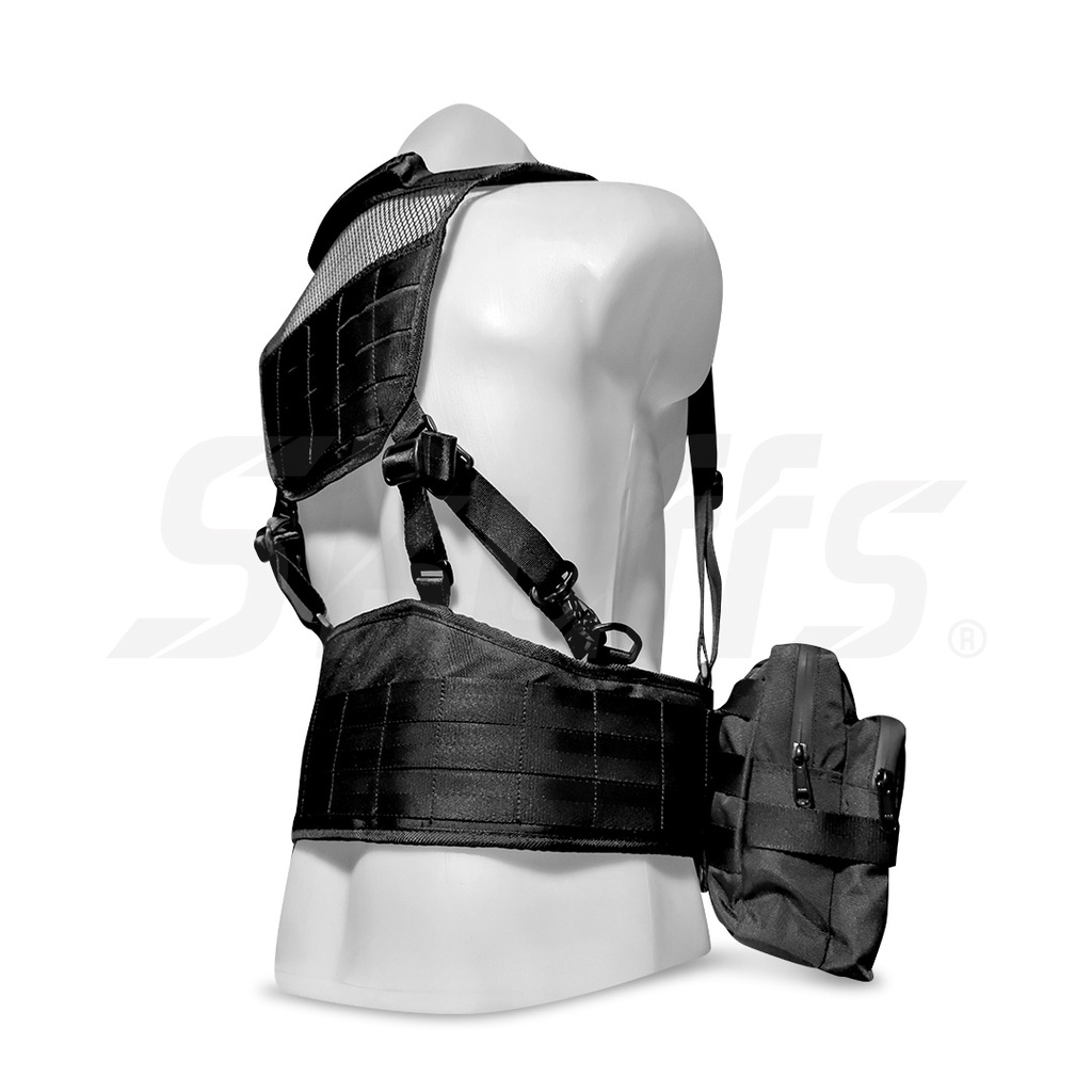 Skuffs Ronin chest bag chest rig bag waist bag tas selempang tas dada cross chest bag vest