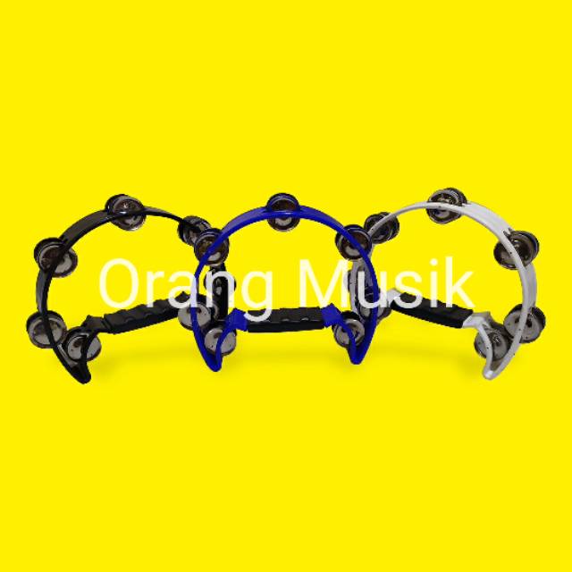 Tambourine Single Warna Import - Tamborin Kecrekan Single Warna