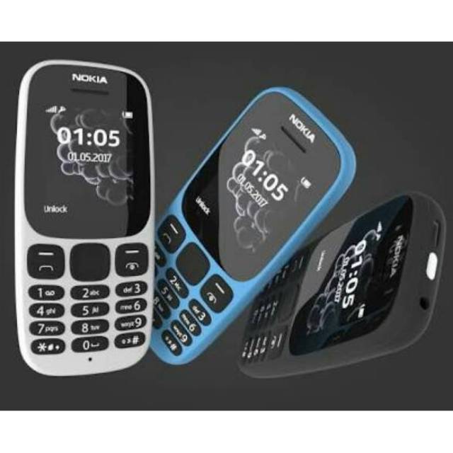 Microsoft Nokia 105 New 2017 Dual Sim