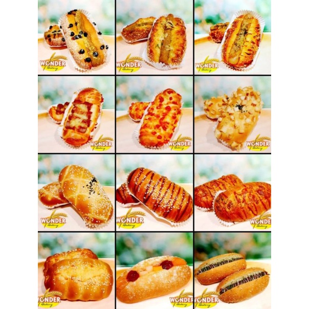 

Roti Satuan Premium Wonder Bakery Aneka Isian (Part 2) MINIM BELI 3PCS