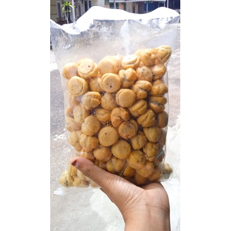 

Soes mini kering coklat