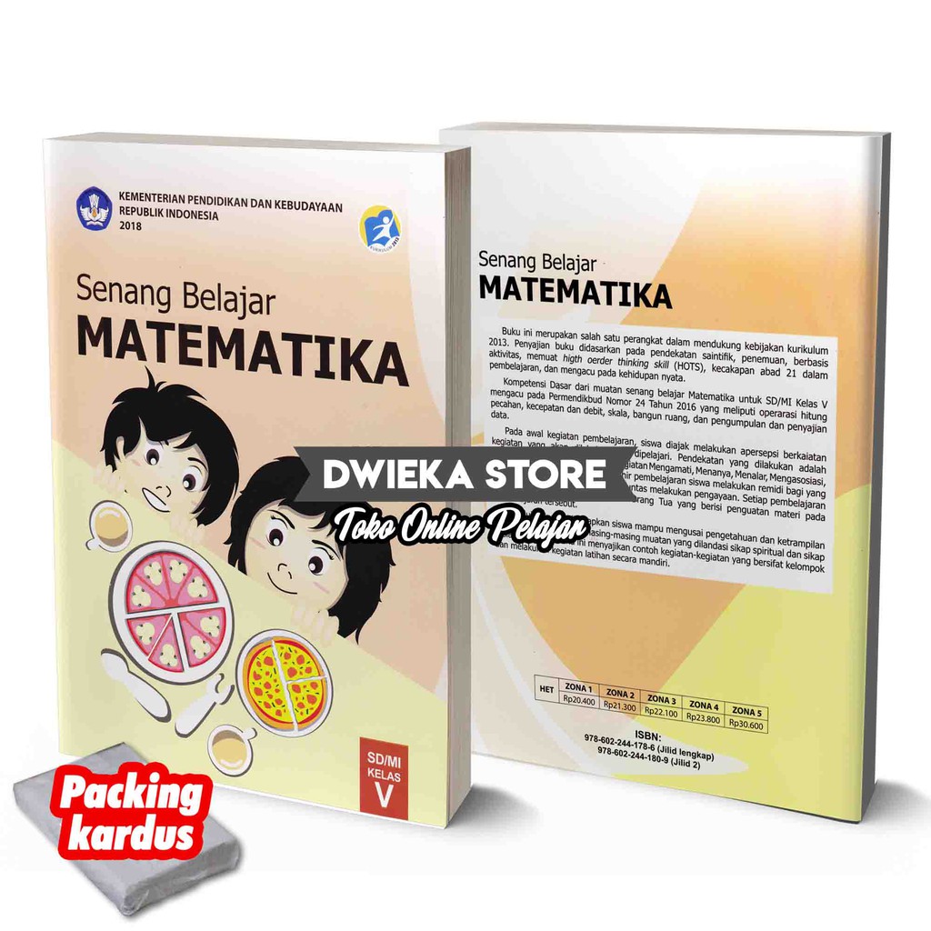 Buku Matematika Kelas 5 Sd Kurikulum 2013 Senang Belajar Matematika Shopee Indonesia