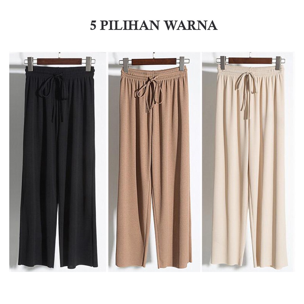 【READY】CELANA KULOT HIGHWAIST KOREN CELANA 45 - 70 KG