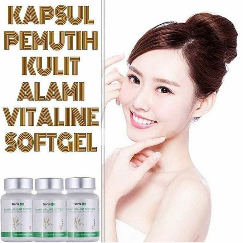 PEMUTIH BADAN VITALINE SOFTGEL VITAGEL