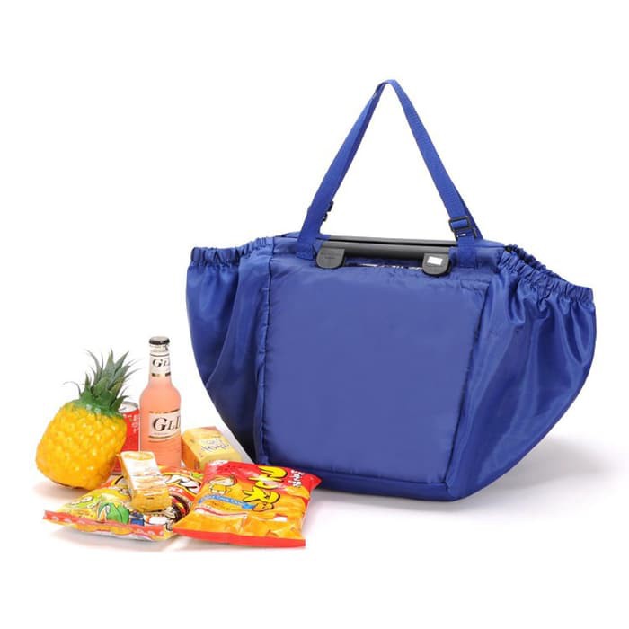 Unik Tas Belanja Lipat Trolley Shopping Bag   Tas Wanita   Tas Simple Berkualitas