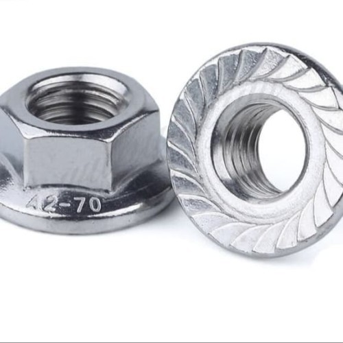Mur Flange Stainless M10 / Flange Nut M10 Stainless SS304