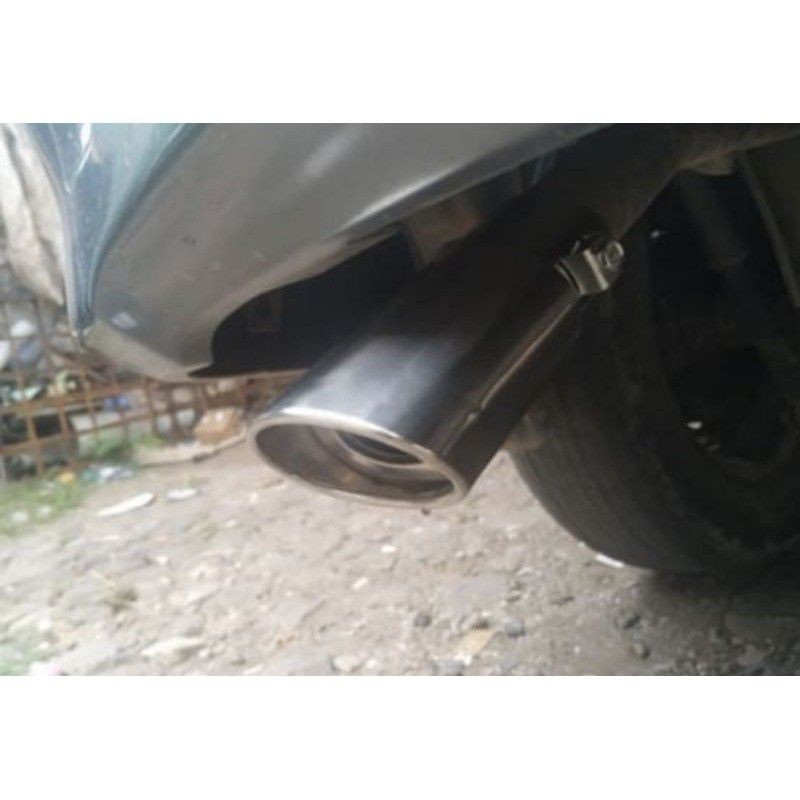 Mufler Mobil DATSUN GO Stainlis Ujung Knalpot