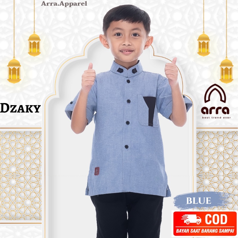 BAJU KOKO ANAK, KOKO KURTA ANAK TOYOBO, BAJU MUSLIM ANAK TOYOBO ORIGINAL TABINA LENGAN PENDEK SETELA