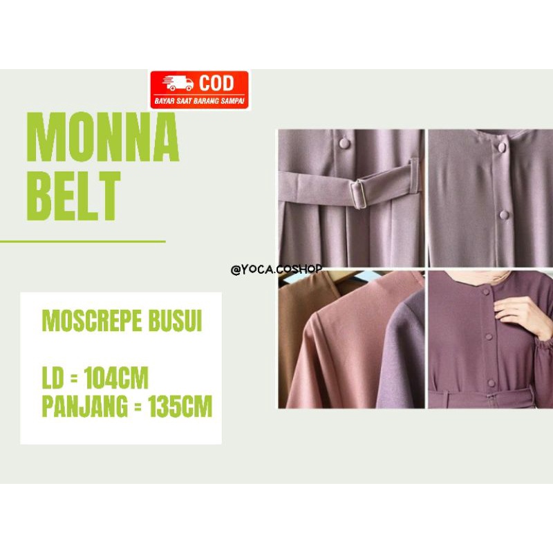 Baju Monna Belt | Gamis Wanita