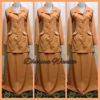 READY STOCK SETELAN  BAJU  SERAGAM DHARMA WANITA  