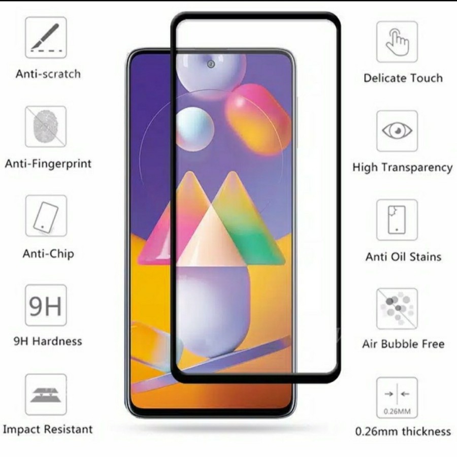 XIAOMI POCOPHONE POCO F5 5G X5 PRO 5G M5 M5S M3 PRO X3 PRO F3 X3 NFC F3 5G TEMPERED GLASS FULL LEM ANTI GORES KACA FULL TEMPRED KACA PELINDUNG LAYAR FULL COVER LIST FRAME