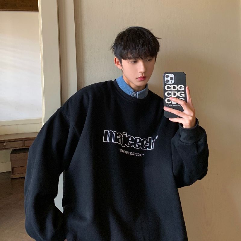 Sweater Korean MAJEECK Big Size (S - 6XL) Crewneck Oversize Unisex Staytuned Studio Switer Oblong Jumbo Pria Wanita S M L XL XXL XXXL XXXXL 3L 4XL 5XL Sage Green Mint Hitam Tosca Jaketin Aja Grey White Street Style