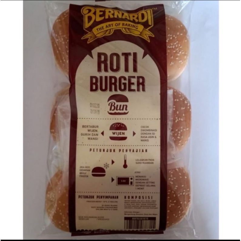 

Roti Burger Bernardi Wijen Bogor Frozen