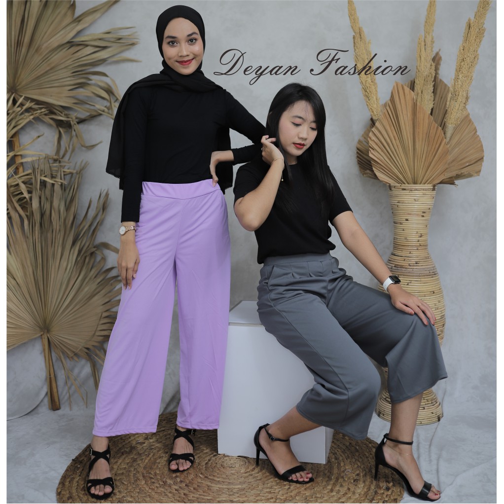 KULOT POLOS PREMIUM SCUBA // CELANA LEONY-3
