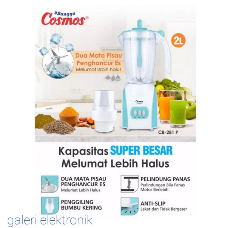 Blender cosmos 2liter 2in1 CB 281P