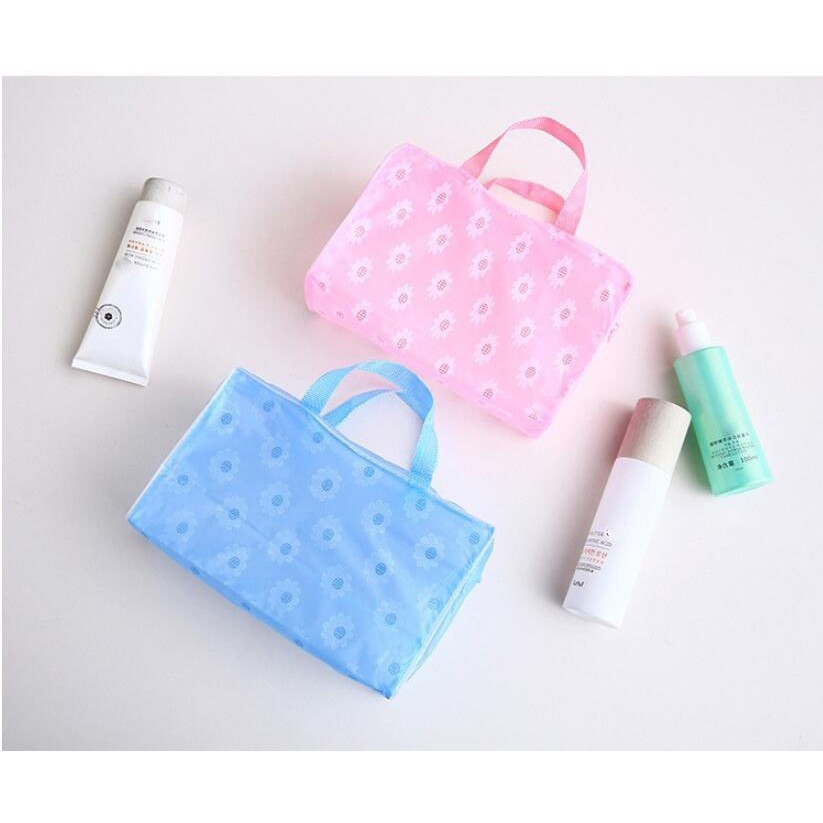 TAS MAKEUP Travel / Pouch Kosmetik Waterproof Lucu Cosmetic Bag KOREA