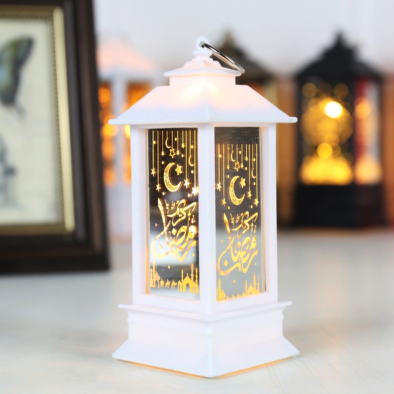 Lampu Lentera LED Desain EID Mubarak Ramadhan Muslim Untuk Dekorasi Rumah