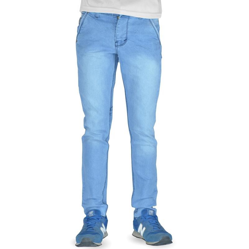 celana jeans skiny bio bleach pria