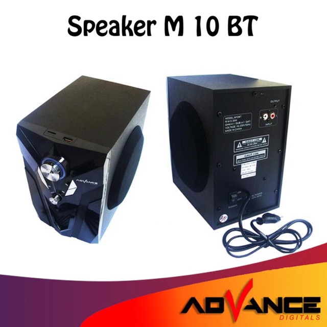 ADVANCE Speaker Aktive 2.1 Stereo Bluetooth Multimedia M10BT