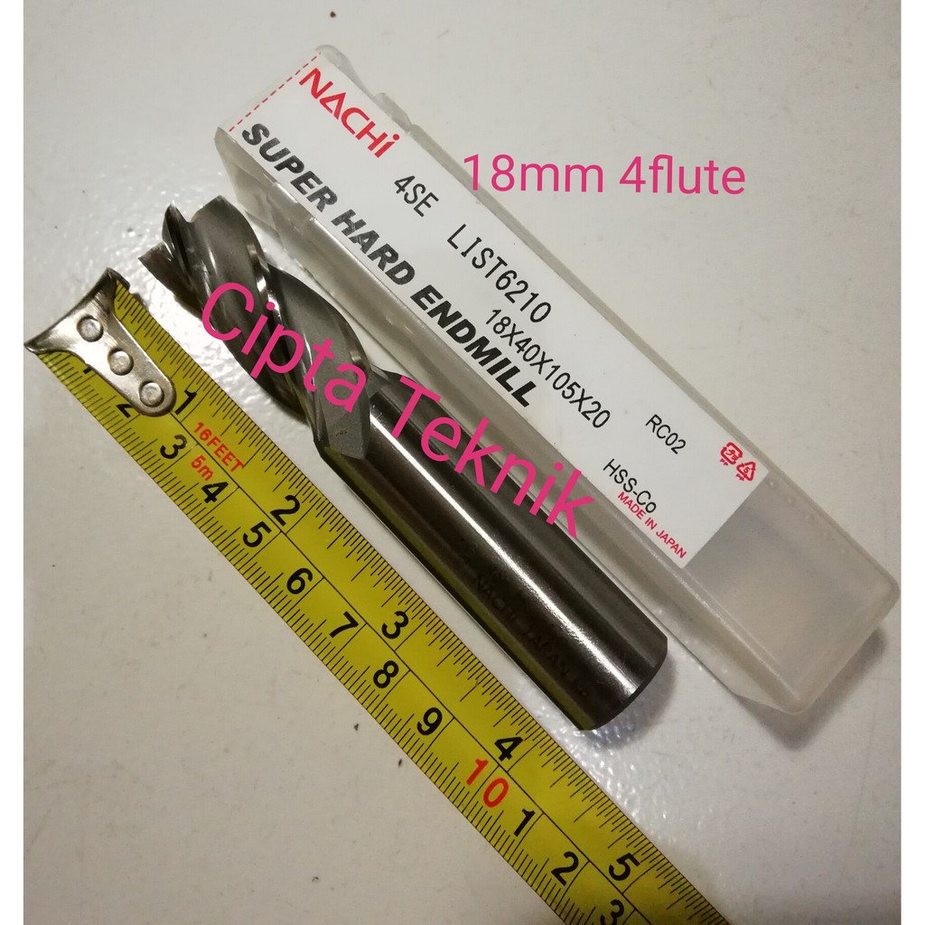 End Mill Nachi 18mm 4 Flute - Endmill Nachi 18 mm 4Flute 18S4