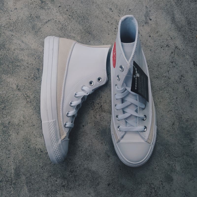 Converse CTAS HI white university red