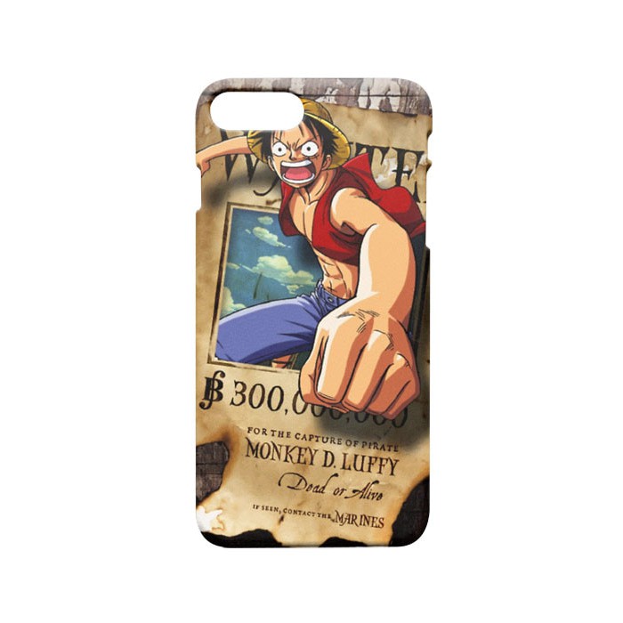 One Piece Luffy Vintage Wanted Poster Case Cover iPhone 7 Plus 8 Plus