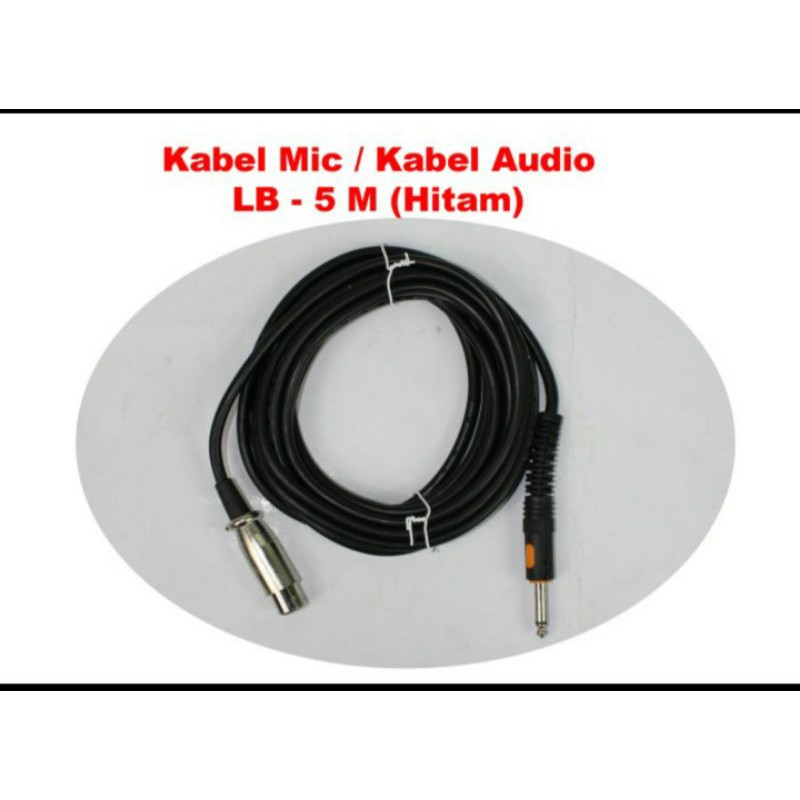 Kabel Mic 5 Meter / Kabel Microphone 5 Meter