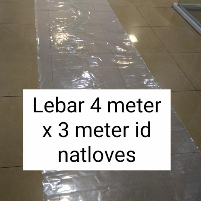 

plastik bening besar 4 meter x 3 meter - 4 m x 2 m