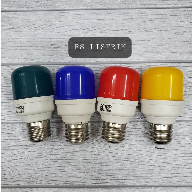 Bohlam LED Warna 5 Watt - Lampu Warna Warni ENTER