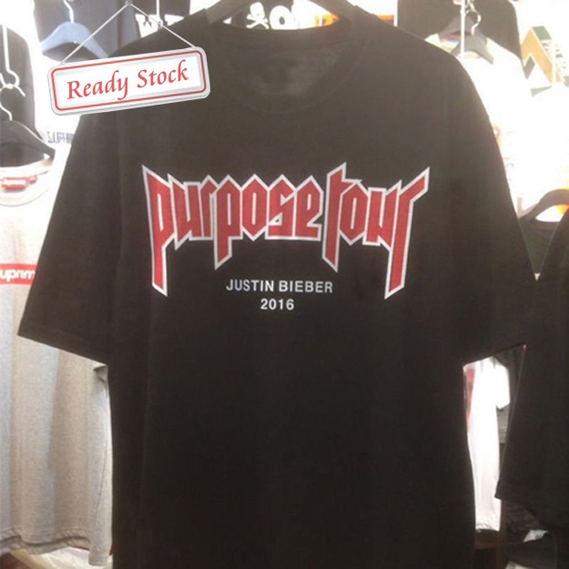 Justin Bieber Purpose Tour X Merchandise Tour Tshirt