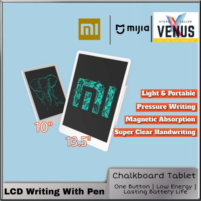 

Xiaomi Mijia Drawing Pad Writing Tablet With Pen - Tablet Gambar - White 10inc