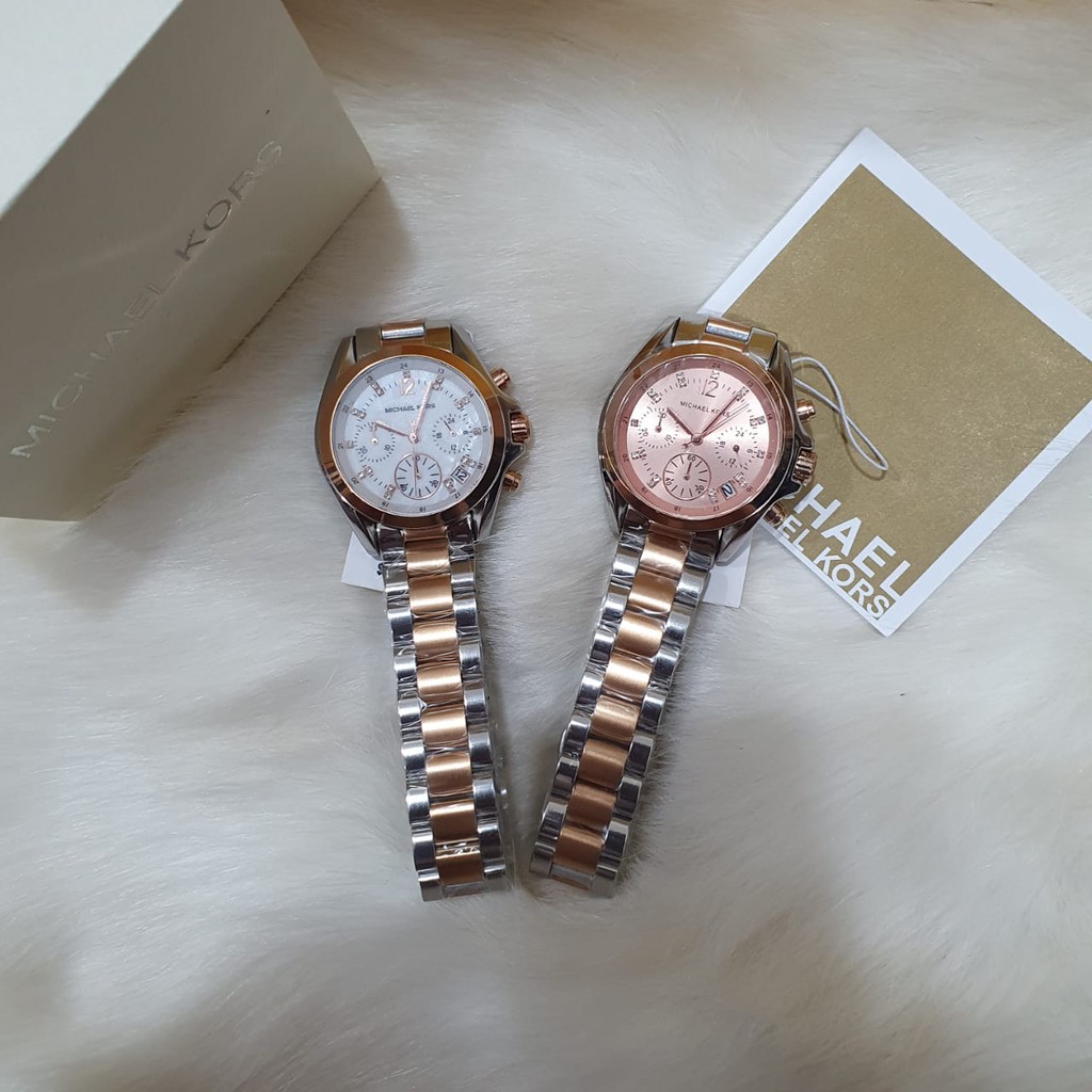 JAM TANGAN PRIA WANITA | RANTAI | KULIT | KARET | MURAH | MICHAEL KORS MK 5798 LIMITED EDITION ROSEG