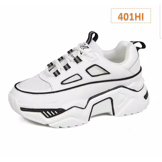 Sepatu Sneakers Wanita Hi Fula - 401 Fashion Korea Sol Hak Dalam 8 Cm