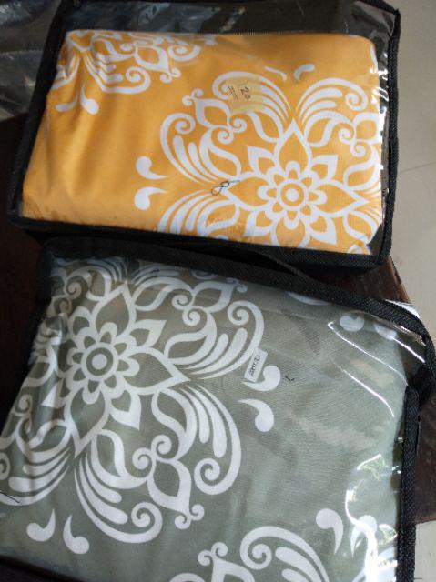 Sprei Waterproof Motif Bunga / Ukir / Polos / Packing Tas