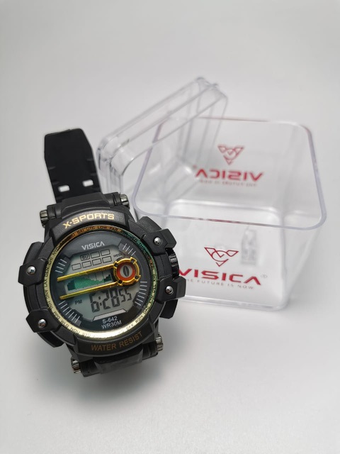 Jam Tangan VISICA kode 642 Tali Rubber Diameter 5 cm