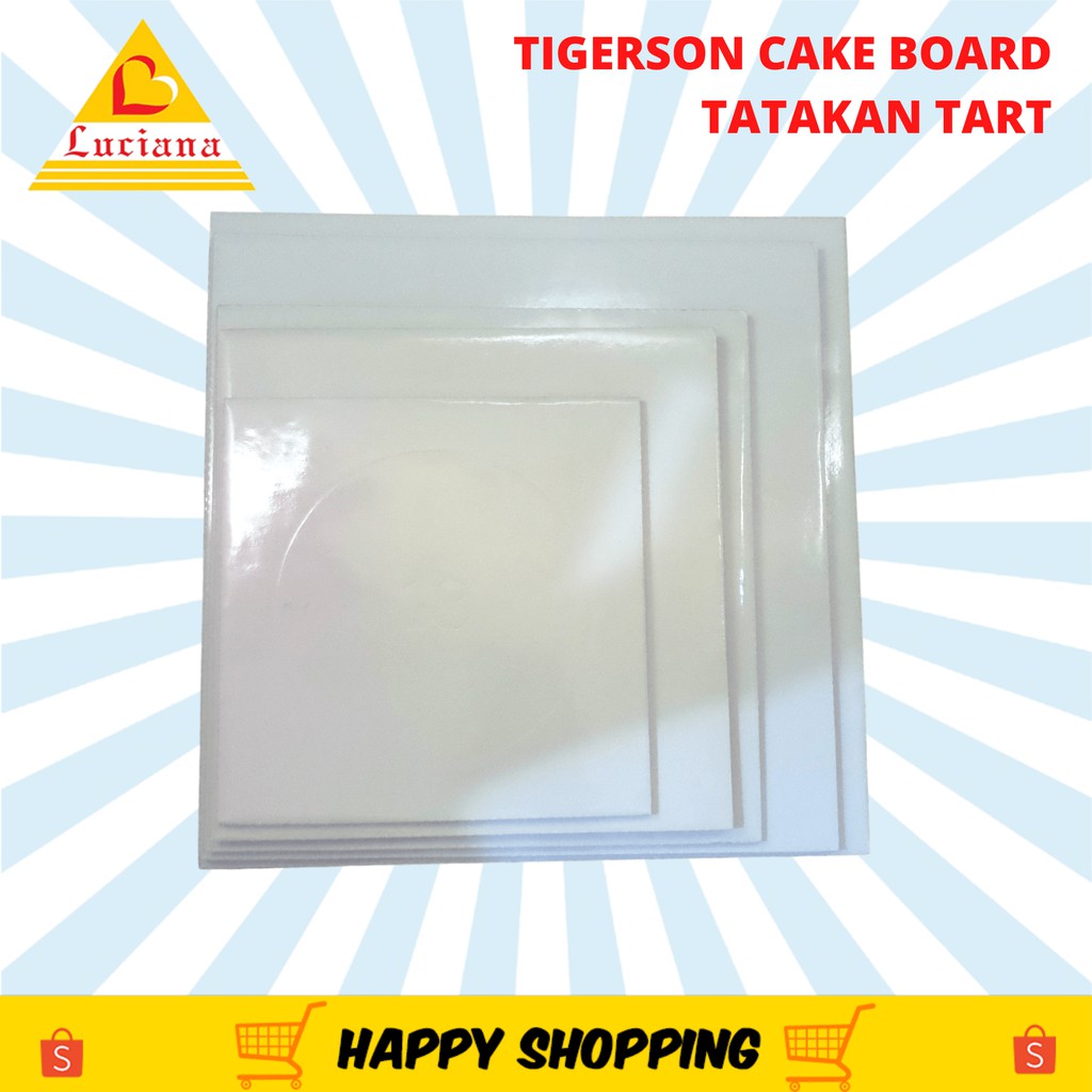 Nicole Cake Board/cake Base/tatakan Kue Tart/alas Tart