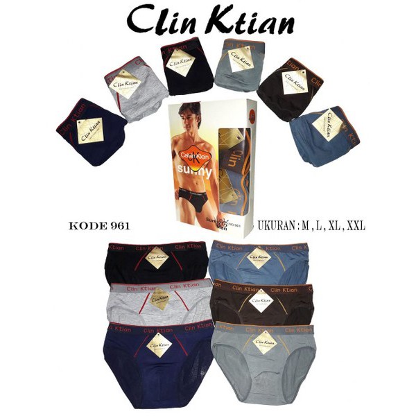 BEE - Celana Dalam Pria Import Undies Lelaki Clinktian 961