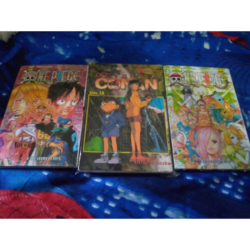 KOMIK ONE PIECE VOL 84 , 85 & KOMIK DETECTIVE CONAN/DETEKTIF CONAN SERI ANIMASI TV VOL 18