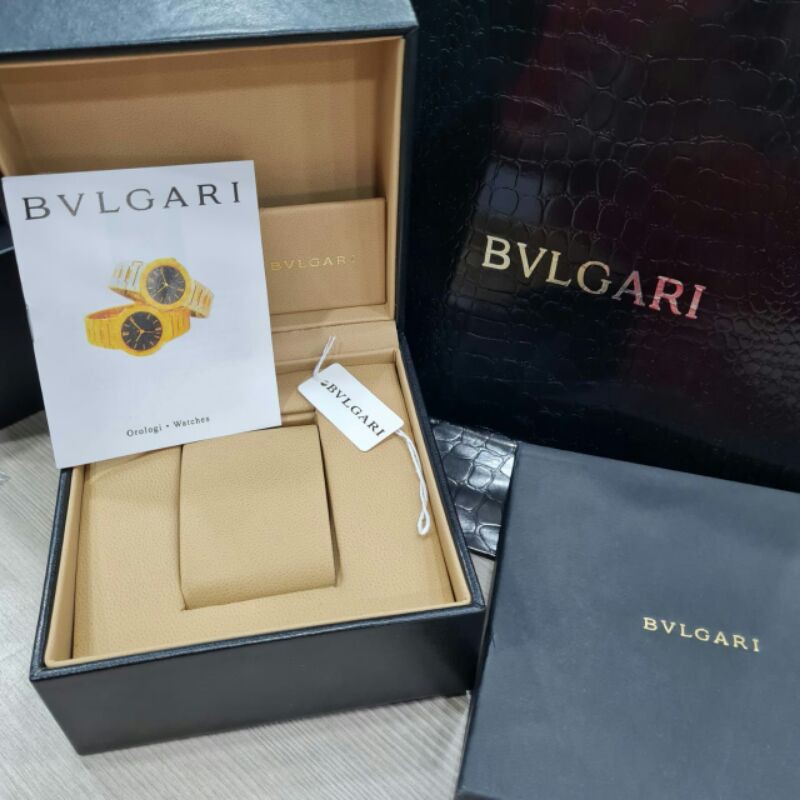 KOTAK JAM TANGAN BULGARI FULSET ORIGINAL