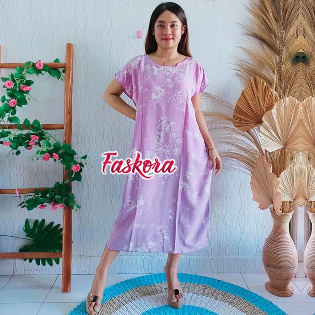 Daster Tie dye Jumbo ld 120 / Daster Bali Tie dye Jumbo Murah / Baju Tidur Tie dye Wanita Jumbo